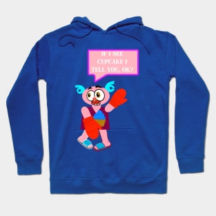 Li'l Piggy Cupcake Thief Hoodie